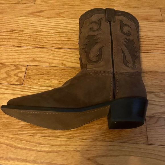 Laredo brown leather and suede cowboy boots from Nashville Boot & Co. - Picture 11 of 16